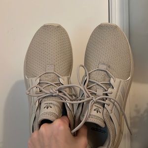 Size 5 adidas shoes. Only worn once. Neutral color